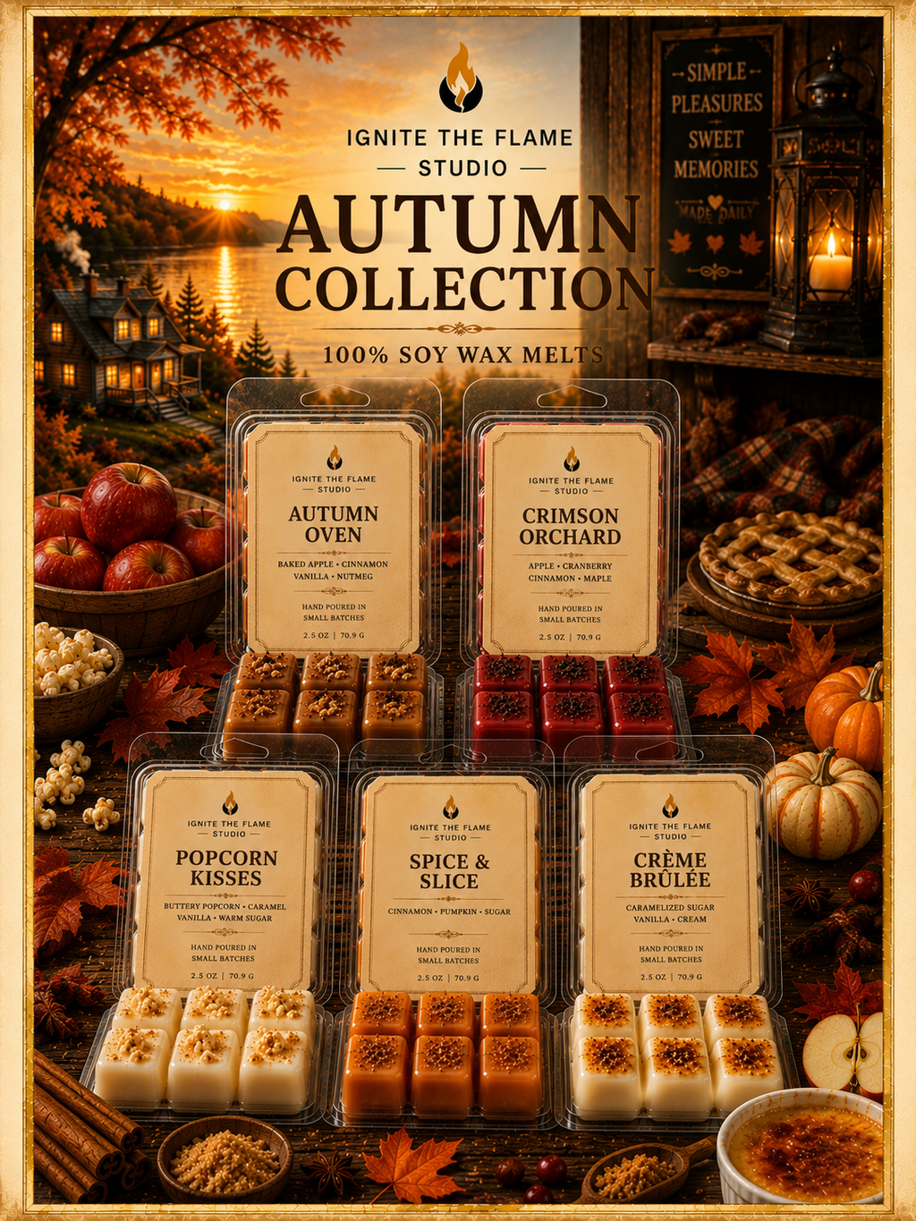 Autumn Scent Wax Melt Collection