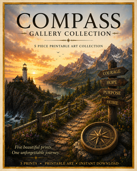 Compass Gallery Collection | Printable Story-Driven Artwork