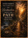 Trust the Path Beneath Your Feet; Compass Gallery Print Collection No. 2