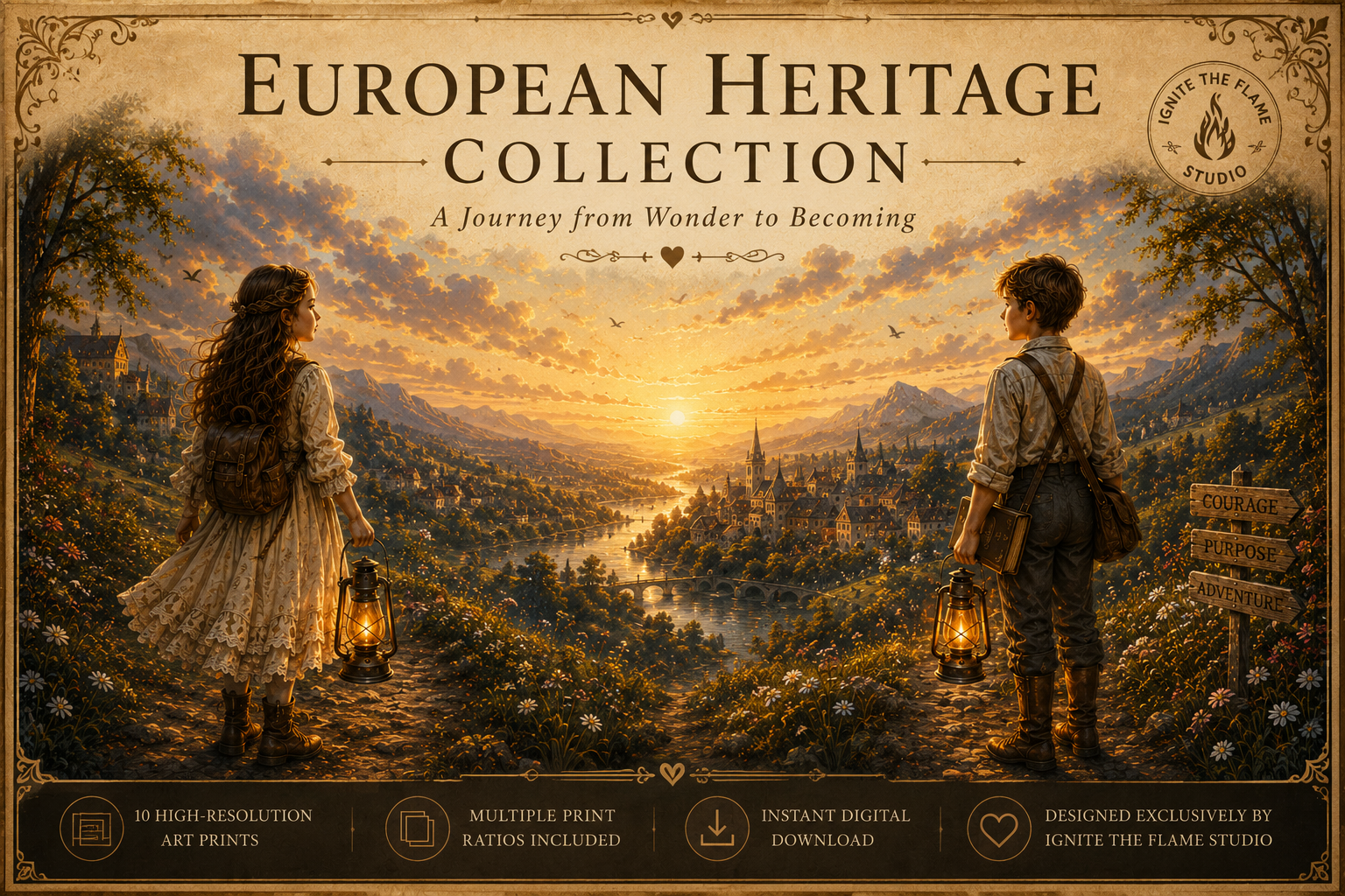 European Journeys Collection | Printable Art