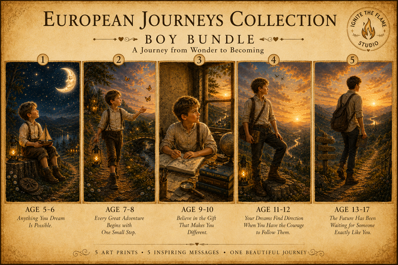 European Journeys Collection | Printable Art