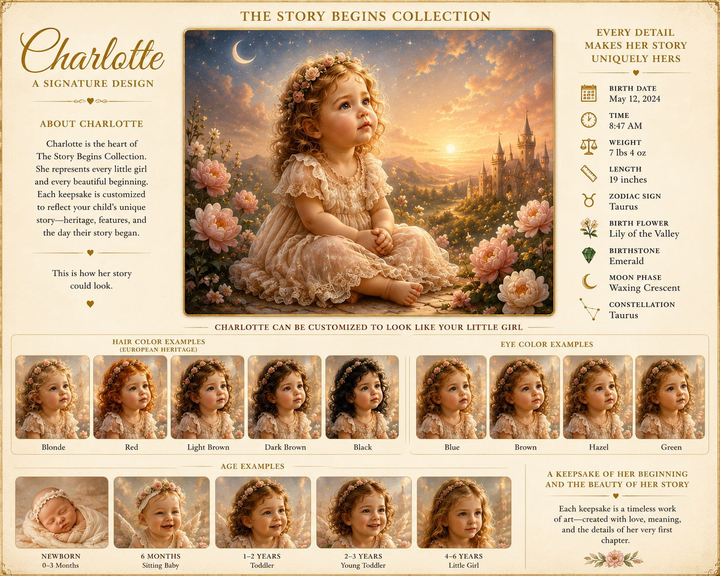 The Story Begins | Personalized Keepsake