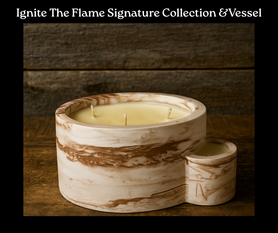 handmade soy candle vessel