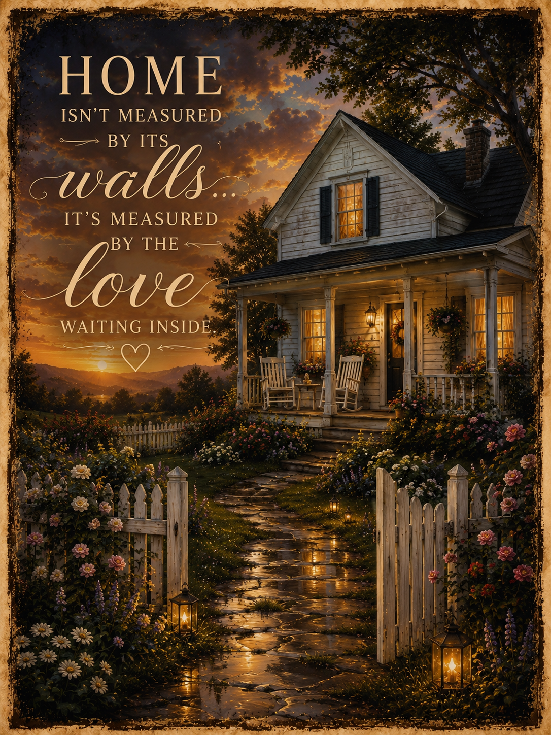 Love Lives Here; Home Gallery Print Collection No. 2