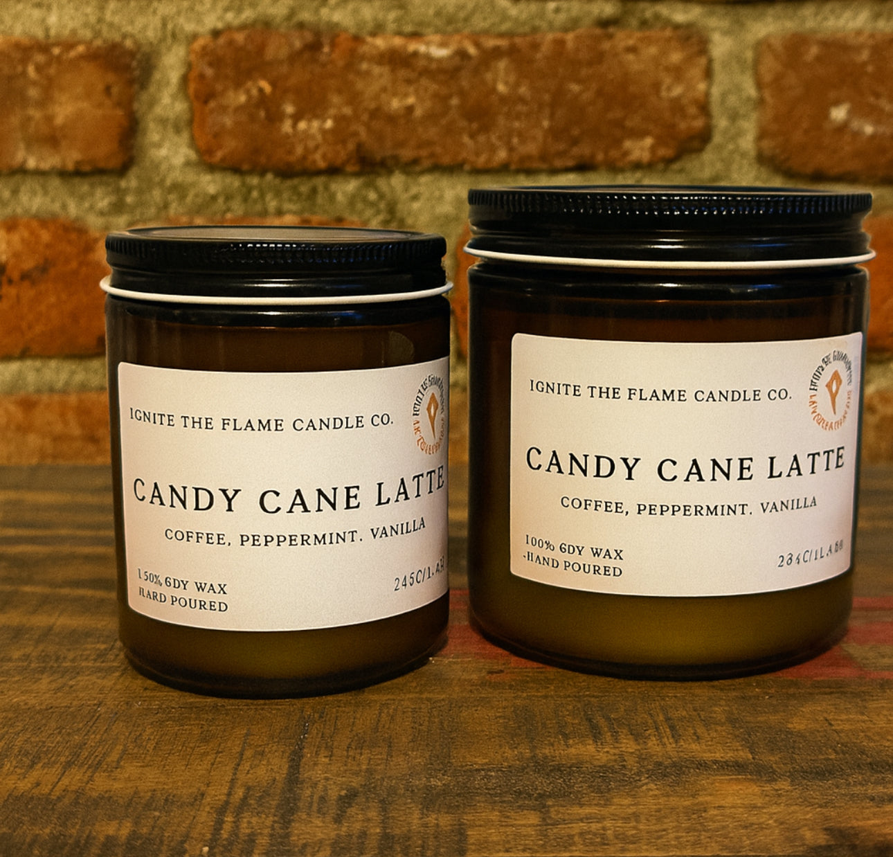 Candy Cane Latte candle scent