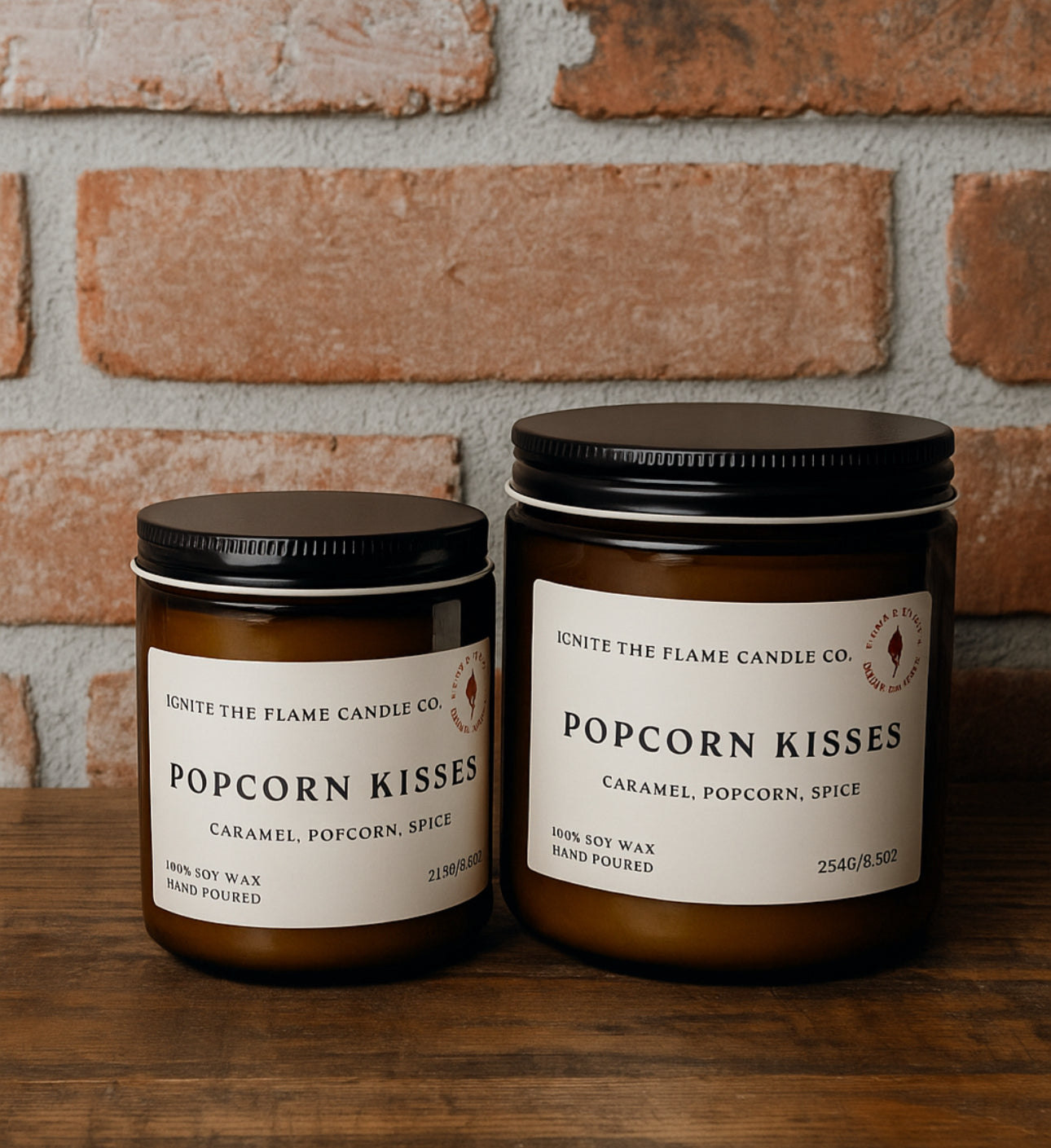 popcorn kisses candle