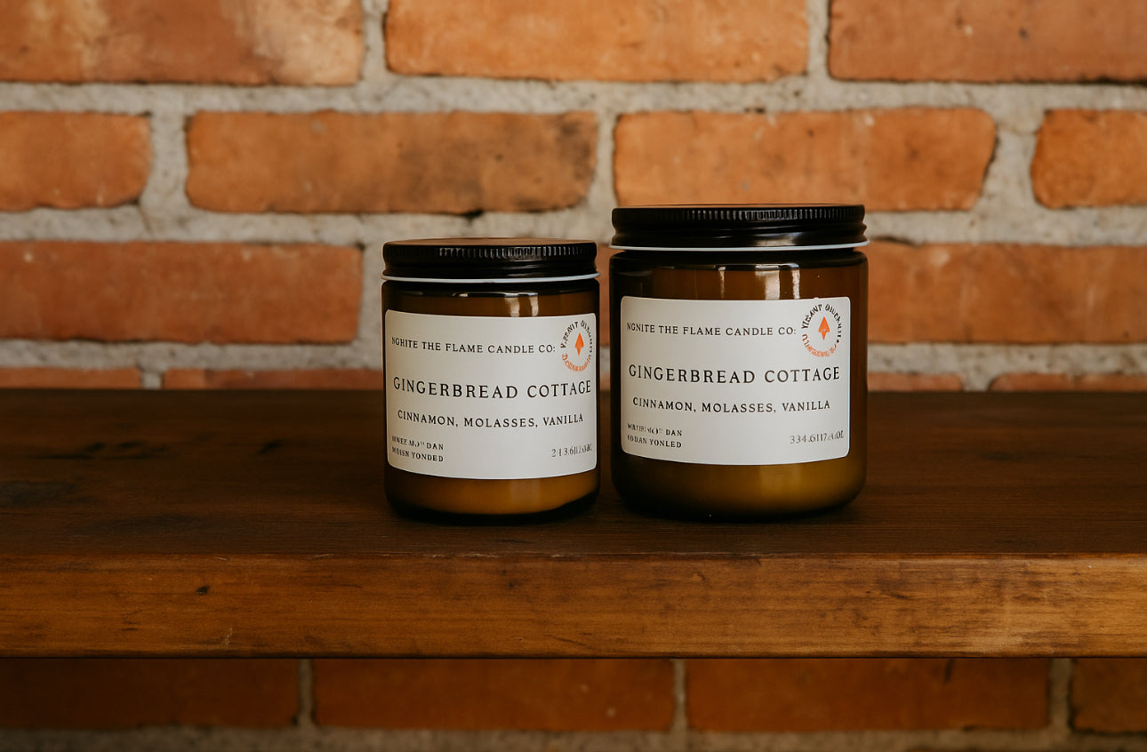 gingerbread soy wax candle