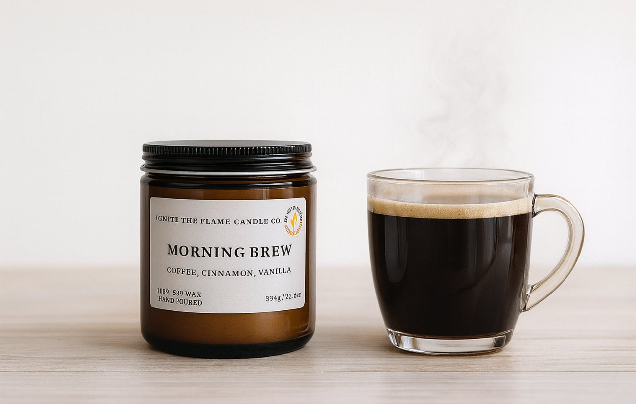 premium soy wax coffee candle
