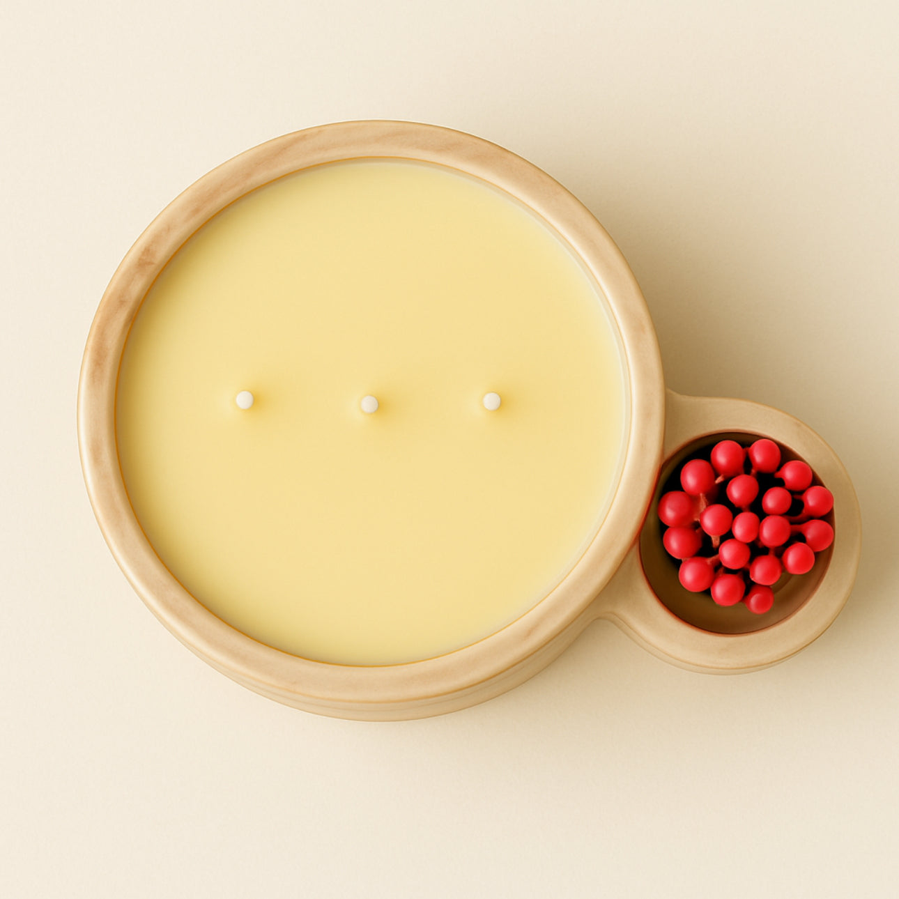 handmade soy candle vessel