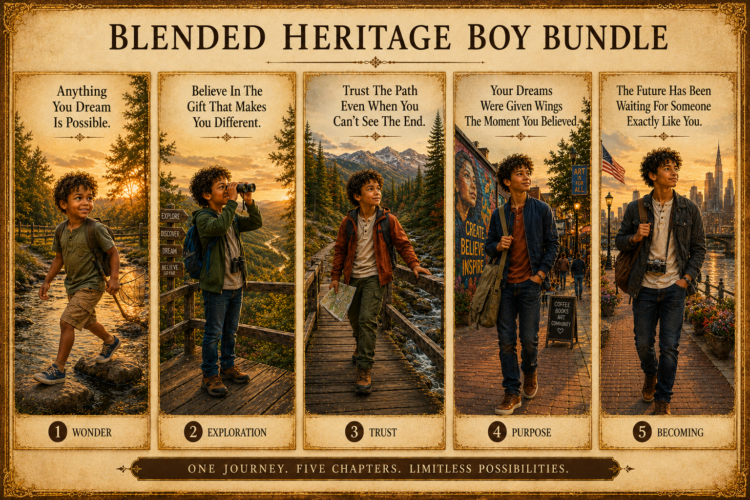 Blended Heritage Collection | Printable Story-Driven Artwork