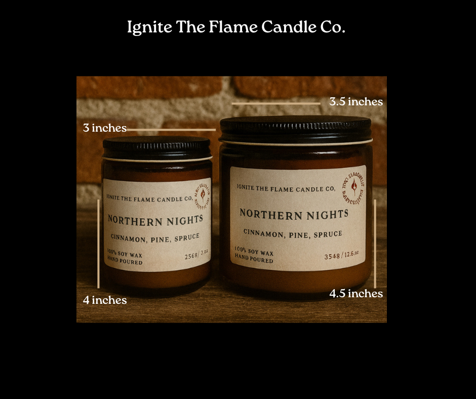 Northern Nights – Premium Soy Wax Candle Winter Candle | Clean Burning | Northern Lights Inspired | Hand-Poured