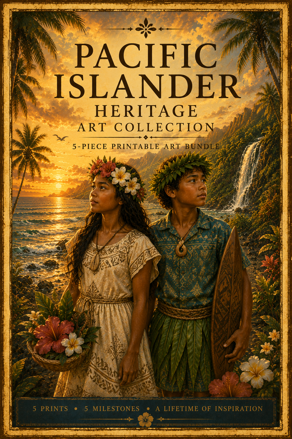 Pacific Islander Heritage/ Printable Artwork Collection